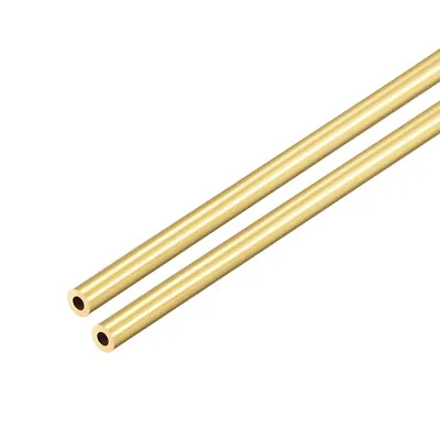 2pcs Brass Round Tubes Seamless Straight Pipe Tubing 300mm X 4mm X 1mm • $15.28