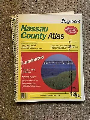 Hagstrom Nassau County Atlas 1994 Heavy-Duty Edition • $12.95