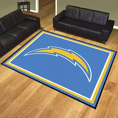 Fanmats®-NFL Los Angeles Chargers Ultra Plush Area Rug With Lightening Bolt Logo • $119.99