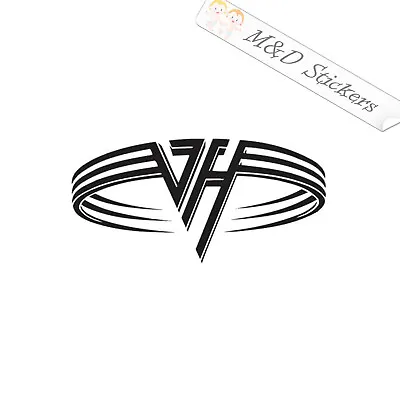 2x Van Halen Logo Vinyl Decal Sticker Different Colors & Size For Cars/Bike • $4.99