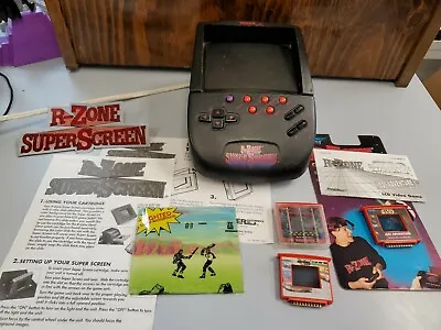 R-Zone Super Screen 1996 Tiger Electronics RARE Hand Held Console Game System • $199.99