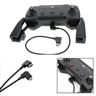 $7.81 • Buy 90°Micro USB Cable Type C OTG For DJI Spark Mavic Pro Android Phone Tablet 25CM
