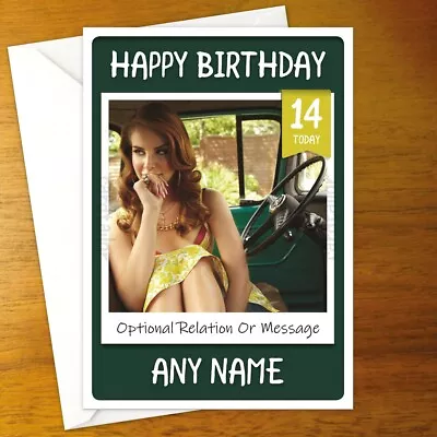 LANA DEL REY Personalised Birthday Card - Singer Video Games • £3.79