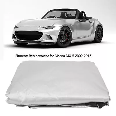 Silver Full Car Cover Waterproof UVProtection Breathable Exterior For Mazda MX‑5 • $37.76