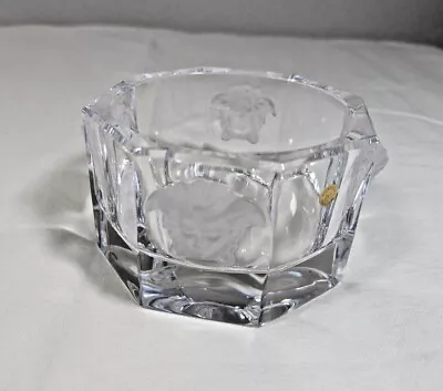 **MINT**  VERSACE BY ROSENTHAL - GERMANY  MEDUSA  Crystal Bottle Holder • $339.88