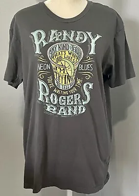 $11.98 • Buy Randy Rogers Band NEON BLUES Song T-Shirt Country Music Size S Small