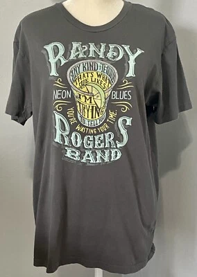 $11.98 • Buy Randy Rogers Band NEON BLUES Song T-Shirt Country Music Size S Small