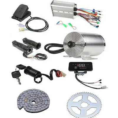 Scooter Quad ATV Go Kart Pedal 72V 3000W Controller Brushless Electric Motor Kit • $428.99