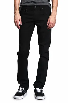 Victorious Men's Spandex Color Skinny Jeans Stretch Colored Pants   DL937-PART-1 • $25.95