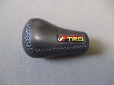 Toyota TRD Leather Shift Knob 5MT M12 Good Condition Supra Celica AE86 MR2 • $340.86