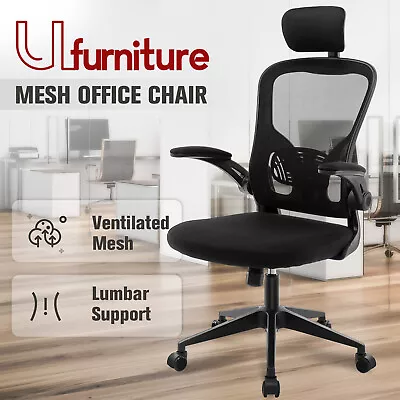 $125.90 • Buy Office Chair Ergonomic Computer Gaming Office Mesh Chair Executive Seat Headrest