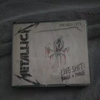 Metallica Mexico City Live Shit Binge & Purge 3 Disc Cd Set W/ Booklet  • $40