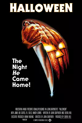Halloween Horror Movie Jamie Lee Curtis Michael Myers Poster • $20