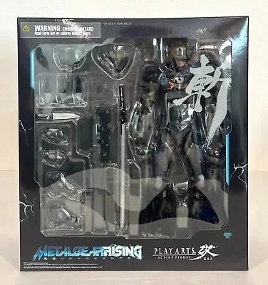 Metal Gear Rising Revengeance Play Arts Kai RAIDEN Square Enix Figure (Display ) • $90