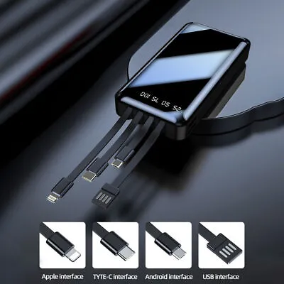 900000mAh 4 USB Backup External Battery Power Bank Pack Charger For Cell Phone • $14.95