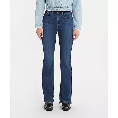 Levi's Women's 726 High-Rise Flare Jeans - Dark Indigo Worn In 27 • $19.99