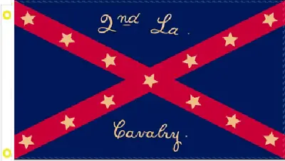 3x5 2nd Louisiana Csa Stars And Bars First National Flag Banner 100d • $12.88