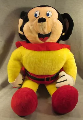 MIGHTY MOUSE Plush 30  Large RARE Vintage 1989 Viacom Character Toy ACME Stuffed • $40.43