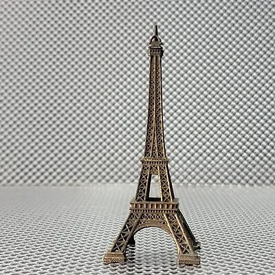 Miniature Eiffel Tower Statue 4  Tall Knick Knack  • $6.50