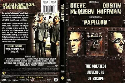 Papillon ~ DVD ~ Steve McQueen Dustin Hoffman (1973) • $18.90