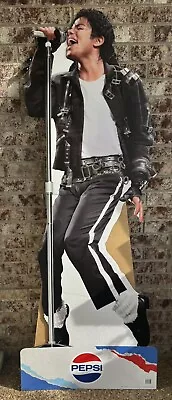 Michael Jackson Pepsi Promo Display Full-Size Cardboard Cutout Stand Up 2018 (1) • $99.99