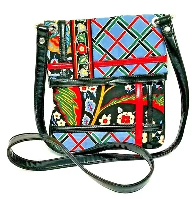 Vera Bradley Versailles 2010 Pattern Crossbody Purse Bag Flipster Patent Retired • $16.46