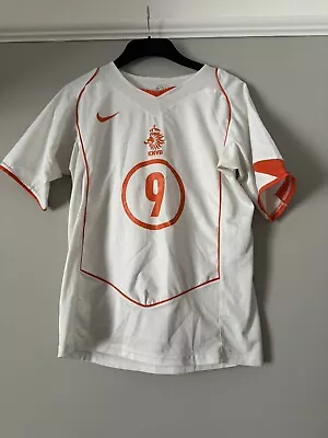 Netherlands 2004 Football Shirt Away Van Basten Men’s Small • £14.99