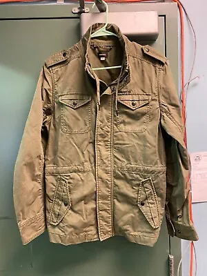 Men's Diesel Military Jacket Olive Sz. Medium (Slim Fit) • $55