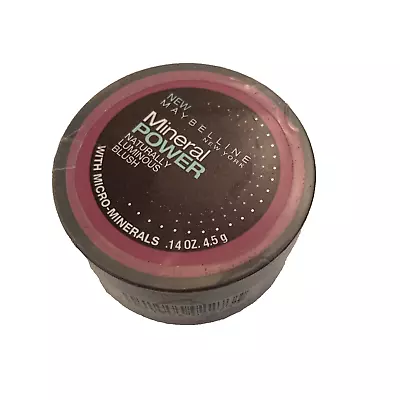 Maybelline Mineral Power Naturally Luminous Blush Fresh Plum .14oz Sealed • $9.95