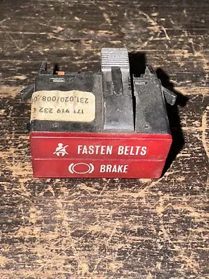 VW Golf Mk 1 Handbrake Warning Light Switch 171919232 Jetta Rabbit GTI • $32.99