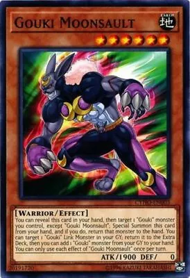 Yugioh! Gouki Moonsault - CYHO-EN003 - Common - Unlimited Edition Near Mint Eng • $0.99