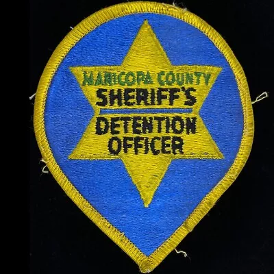 Maricopa County Arizona DO Detention Officer Sheriffs Office MCSO Patch • $8.50