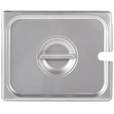 (one)slotted Lid For 1/2 Size S/s Deep Steam Table Food Commercial Duty 24 Gauge • $24.50