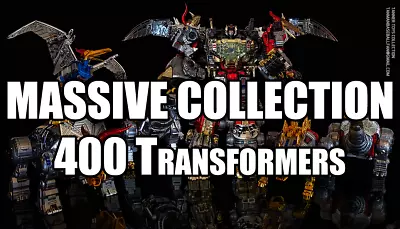 Transformers HUGE 400 Figure Collection Fanstoys Robosen Fanshobby ... Trades?? • $65000