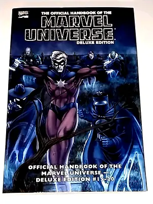 Handbook Of Marvel Universe Deluxe Edition Vol 3-new-b&w Inside Pages-ships Free • $24.95