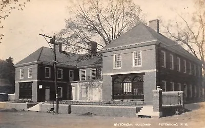 Peterboro NH~Historical Building~Monadnock Center~Grove Street~c1930 RPPC • $19