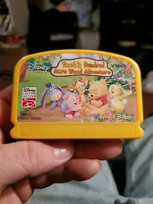 $2 • Buy Vtech. Vsmile Baby Pooh's Hundred Acre Wood Adventure Game Cartridge. Used