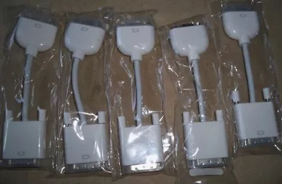 LOT OF 5 Genuine NEW OEM Apple 603-8525 DVI To VGA Adapter Cable; Mac Mini G5 • $25