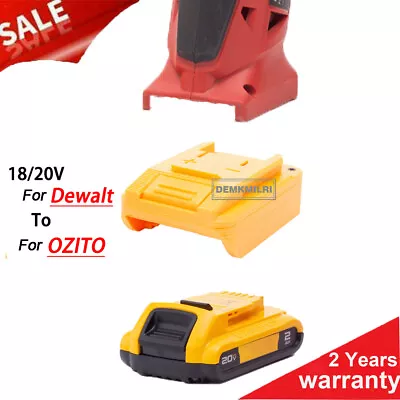 NEW Adapter For Dewalt 18V 20V Li-Ion Battery Convert To OZITO 18V Cordless Tool • $46.19