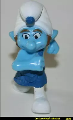 McDonalds Happy Meal ~ Gutsy Smurf Figure #10 (2011) • $10