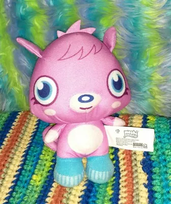 ~MOSHI MONSTERS~2011 Spin Master~Plush Stuffed Animal~Hot Pink 7  Toy Doll~ • $4.99