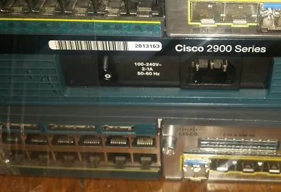 $299 • Buy Cisco 2900 Series Integrated Services Router 