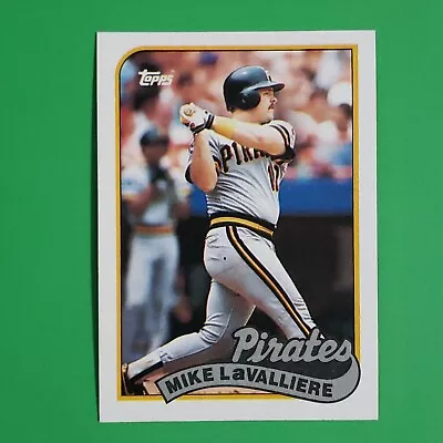 1989 Topps Mike LaValliere #218 Pittsburgh Pirates Baseball Card • $1.79