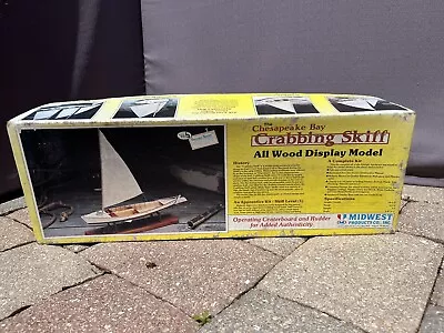 The CHESAPEAKE BAY CRABBING SKIFF Model Kit - Midwest Products #970 - Vintage • $23.99