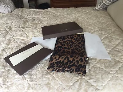 Louis Vuitton Stephen Sprouse Etole  Leopard Marron  Shawl Product No.M72215 • £400