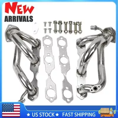 Fit 96-01 Chevy S10 Blazer Sonoma 4.3L V6 4WD Exhaust Header Manifold Stainless • $123.49