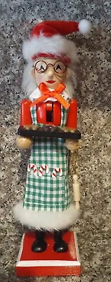 Nutcracker Mrs. Claus 10  Tall Wooden Christmas Ashland Detailed Figurine • $16.55