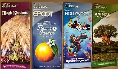 Epcot Magic Kingdom Animal Kingdom Hollywood Studios Last Day Open Park Maps • $9.99