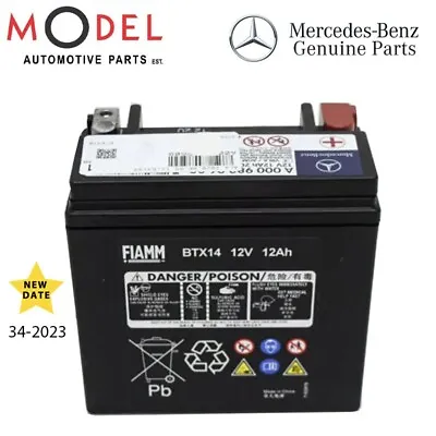 Mercedes-Benz Genuine Auxiliary Battery 12V 12Ah 200A A0009829608 Original Part • $165