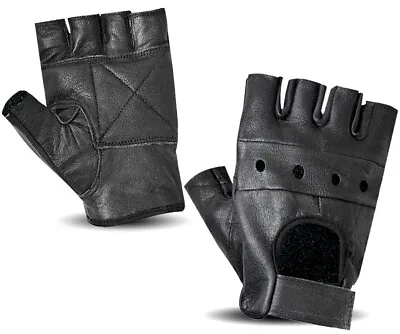 £3.99 • Buy Mens Gym Weight Lifting Gloves Training Body Building Fitness Leather Gloves